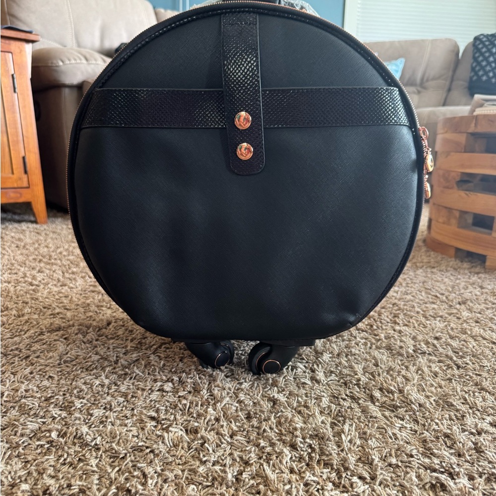Smart Birdy Essential Birdy Carry-on Suitcase - Black with Rose Gold Hardware